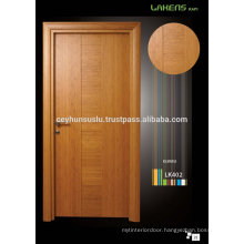 New Idea Bamboo Veneer Wooden Interior Door with Fish-bellied Jamb